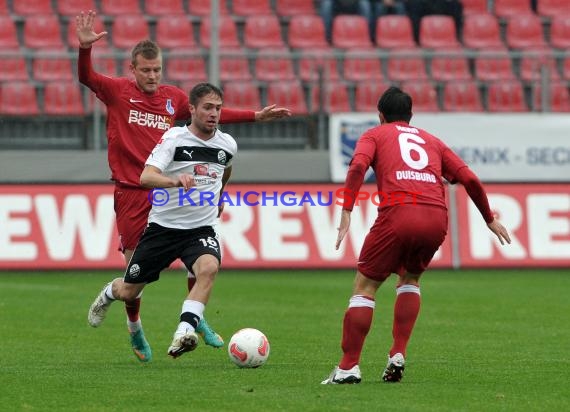 2.Bundesliag SV Sandhausen - MSV Duisburg 27.10.2012 (© Kraichgausport / Loerz)